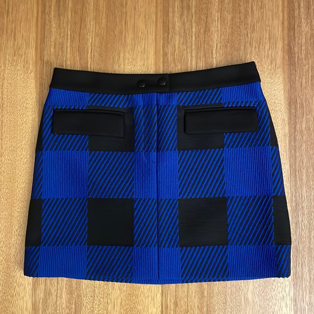 Rag and Bone Blue mini skirt!💞🤗👍 Ultra cute~🤩👏🏼👏🏼👏🏼